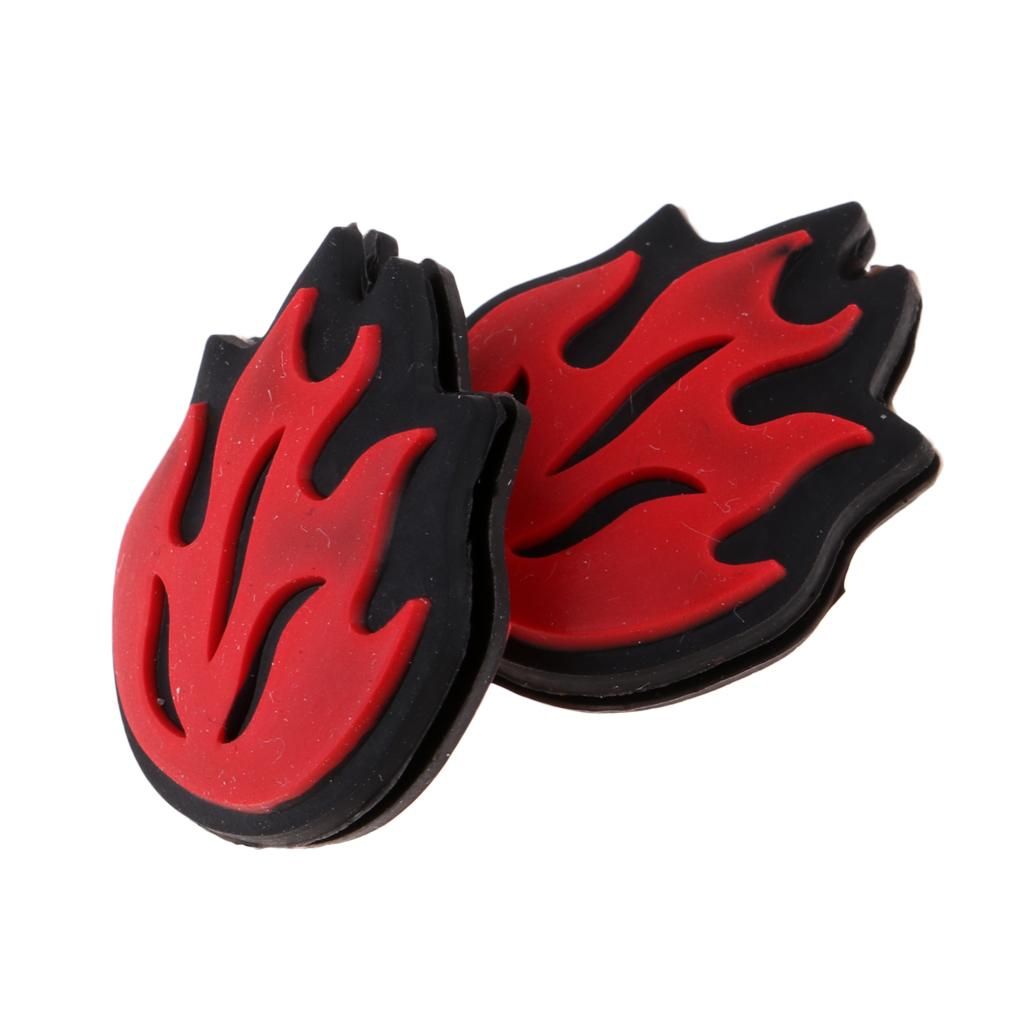 2Pcs/ Tennis Vibration Dampeners Replacement Tennis Red