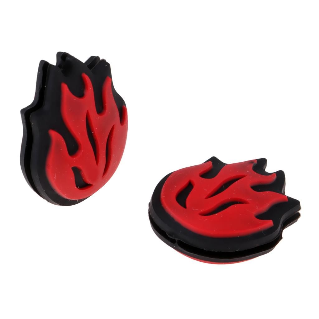 2Pcs/ Tennis Vibration Dampeners Replacement Tennis Red