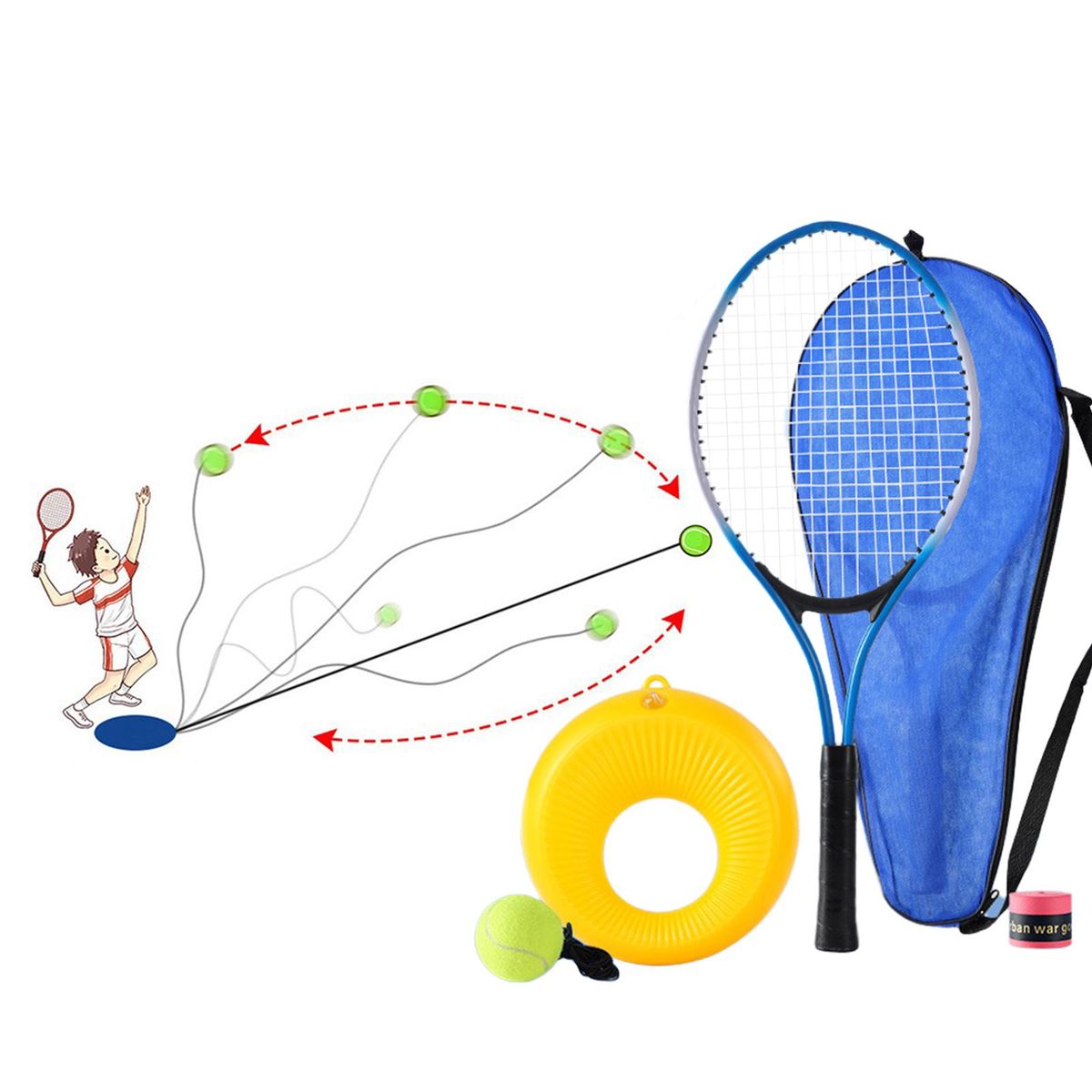 Tennis Return Set Tennis Racket Exercise Return Kid With
