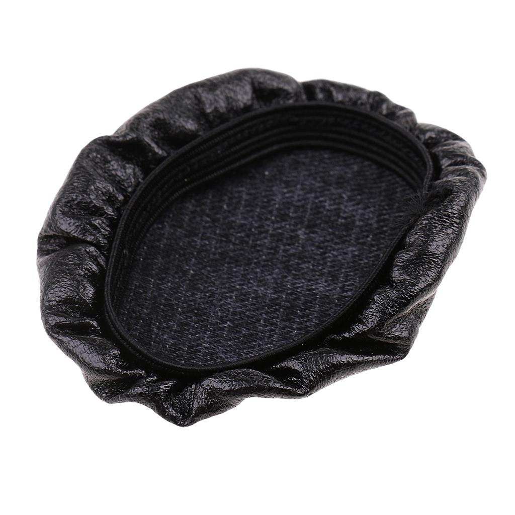 1/6 PU Leather Women  Female Hat   For 12'' Action Figure Doll Black