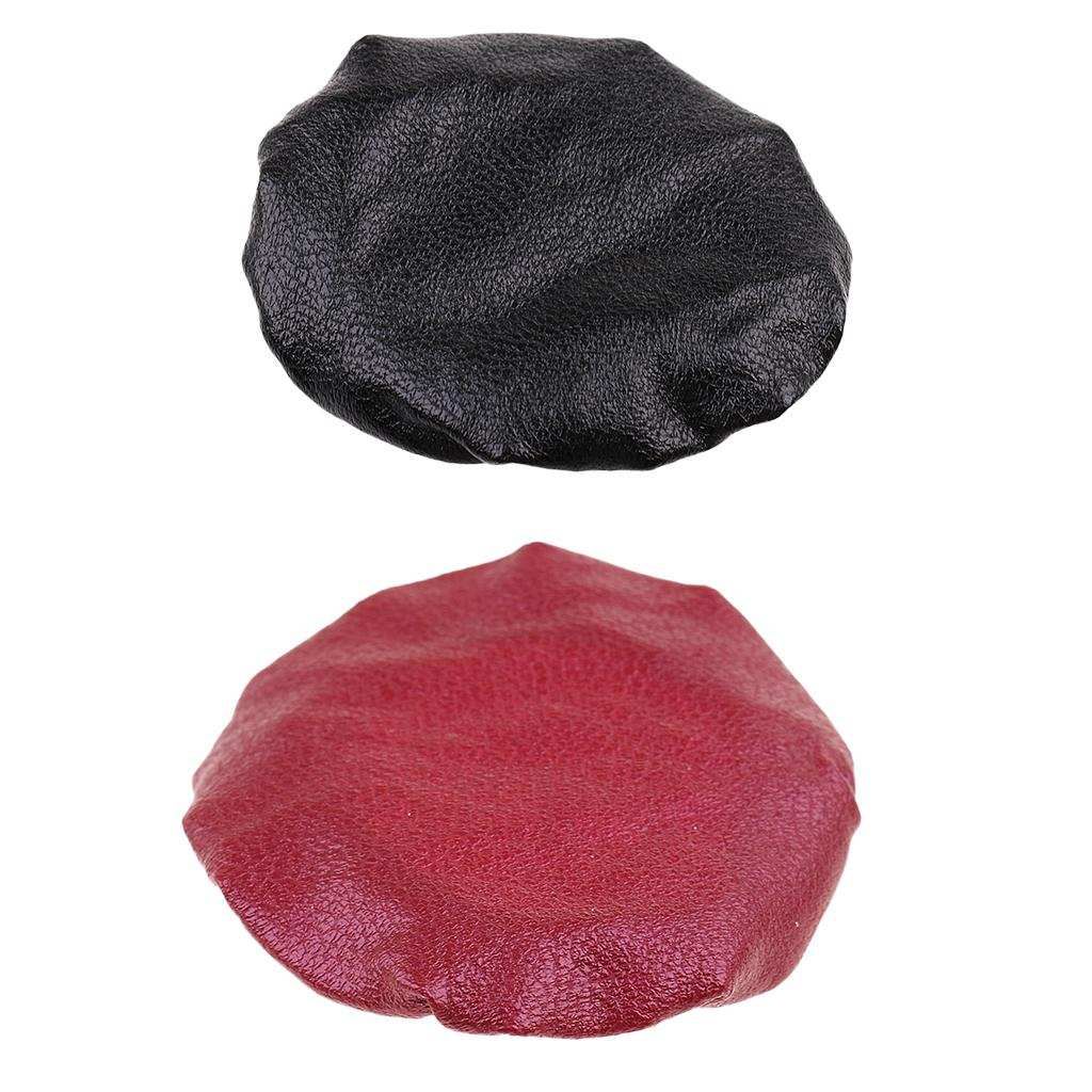 1/6 PU Leather Women  Female Hat   For 12'' Action Figure Doll Black