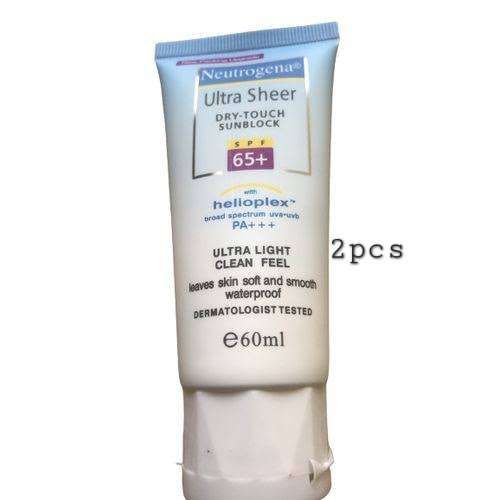 Ultra Sheer Sunblock 60ml X2pcs