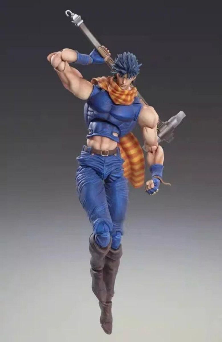 Jojo's Bizarre Adventure Joseph Joestar Action Figure PVC Joint Movable Doll Collectible Ornament Toys Gift
