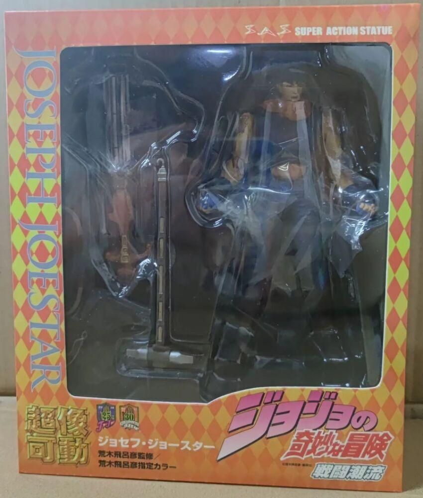 Jojo's Bizarre Adventure Joseph Joestar Action Figure PVC Joint Movable Doll Collectible Ornament Toys Gift