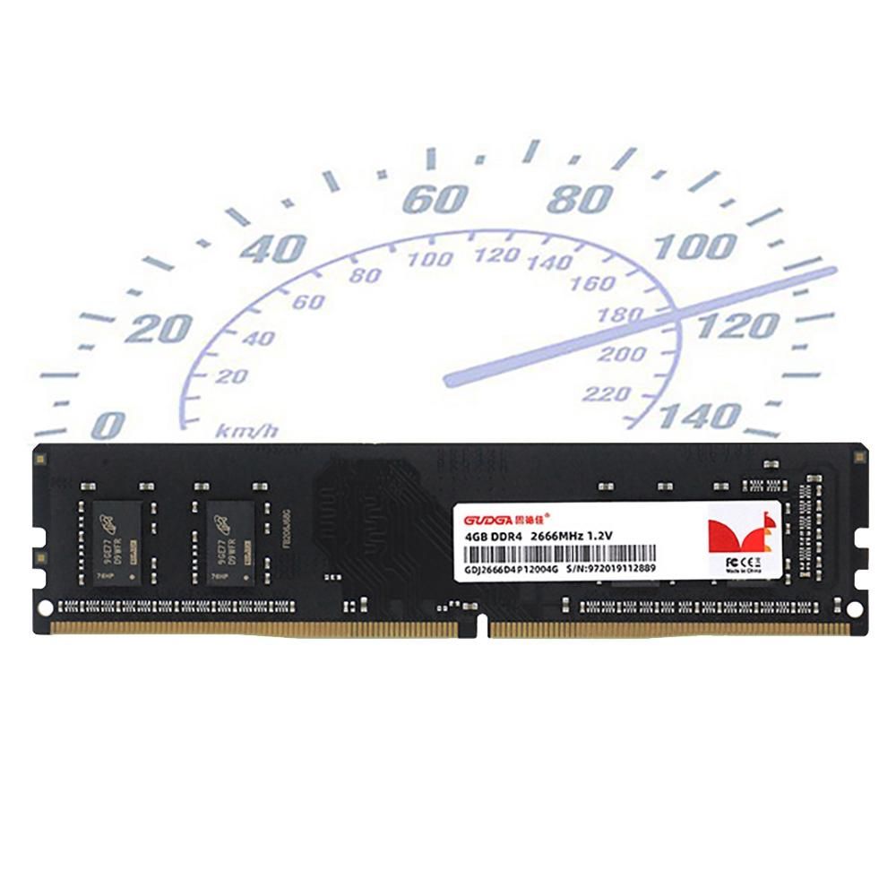GUDGA DDR4 Desktop Memory 4GB DDR4 2666 MHz 288PIN 1.2V RAM PC4-19200 Computer Game Universal Memory Bar for PC