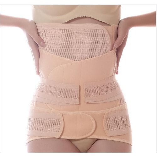 3 In 1 Postpartum Abdominal Maternity Recovery Belt Shaper – Beige