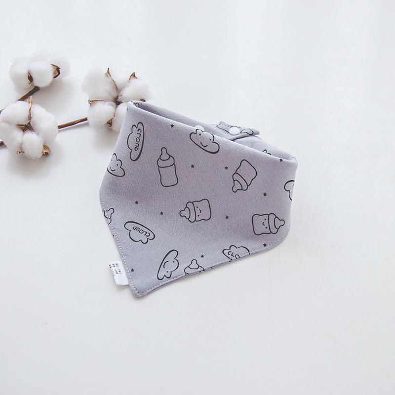 4PCS Print Baby Bandana Bibs Dribble Bibs Towel