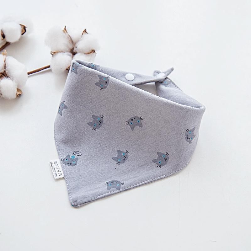 4PCS Print Baby Bandana Bibs Dribble Bibs Towel