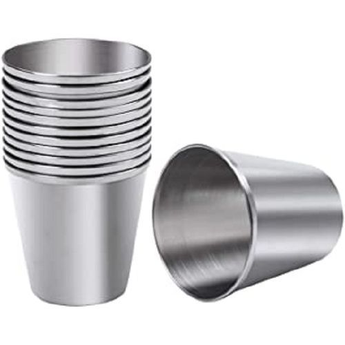 Stainless  Steel Communion Cups -12  Pieces