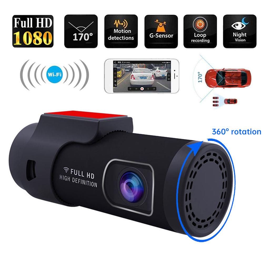 Mini Car Dvr Night Vision Dash Camera Usb 360 Smart Wifi
