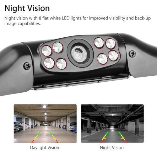 Car License Plate Frame Rear View Camera
