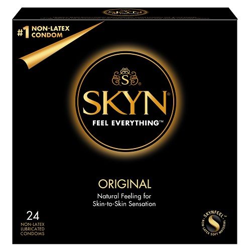 Lubricated Non Latex Condoms, 24 Count