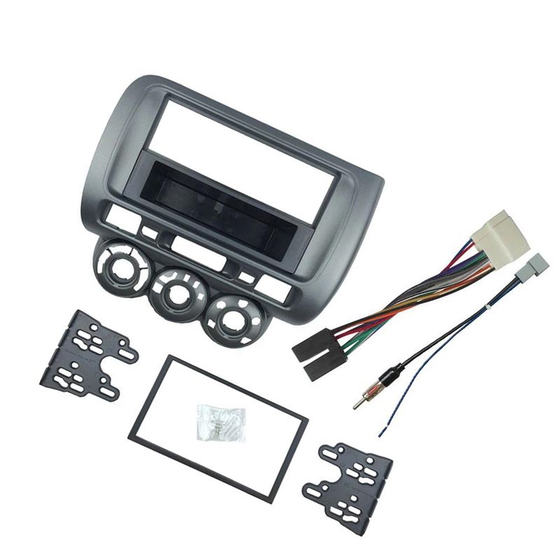 Car Radio Fascia for Fit Jazz One Din Dvd Stereo Cd Panel