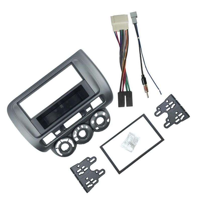 Car Radio Fascia for Fit Jazz One Din Dvd Stereo Cd Panel