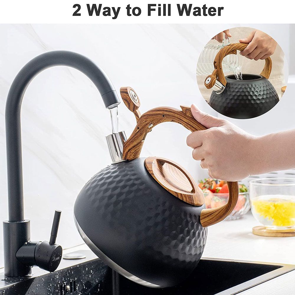 Schnesland 2.5 Liter Whistling Stainless Steel Diamond-2.5L