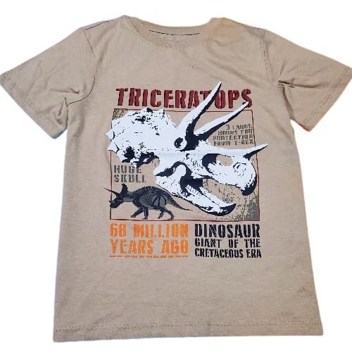 Triceratops Kiddies Tshirt