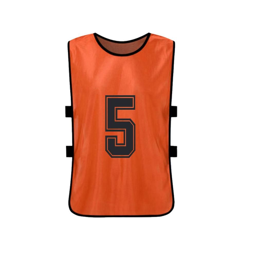 12 PCS Adults Soccer Pinnies 2 Colors Quick Drying Football Team Jerseys Youth Sports Scrimmage Soccer Team Training Numbered Bibs Practice Sports Vest