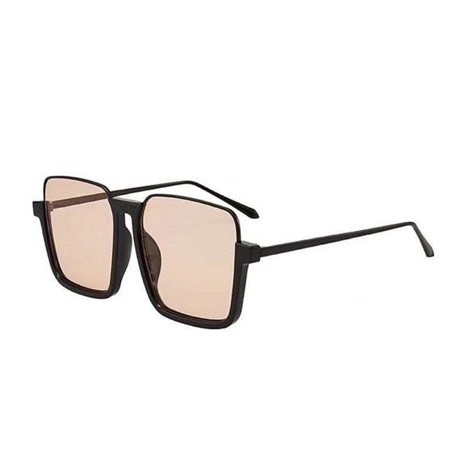 Extra Large Frame Anti-blue Light Retro Glasses Square Glasses Anti-ultraviolet