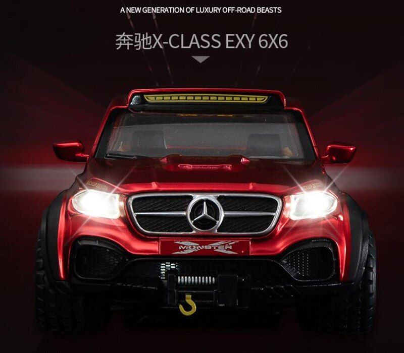 Simulation Alloy Diecast Mercedes-Benz X-class EXY 6X6