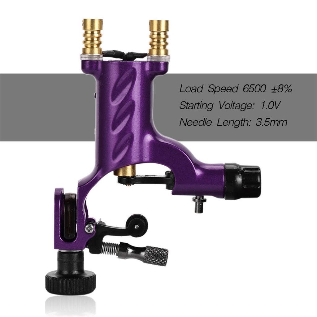 Powerful Rotary Tattoo Machine Grommet Grip Foot Pedal  Purple