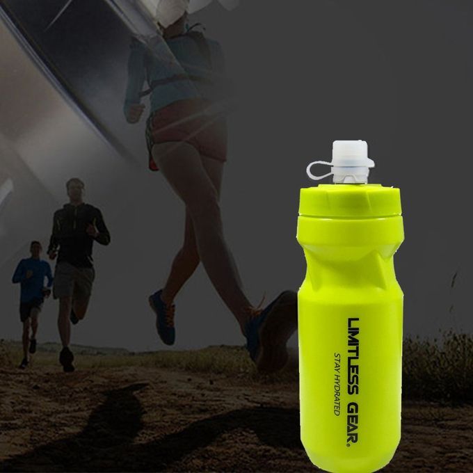 Portable   Water Bottle For  Y Ling And Running Non-odor Water Bottle-fluorescent Yellow-22*7cm