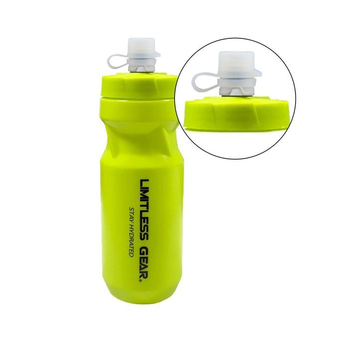 Portable   Water Bottle For  Y Ling And Running Non-odor Water Bottle-fluorescent Yellow-22*7cm