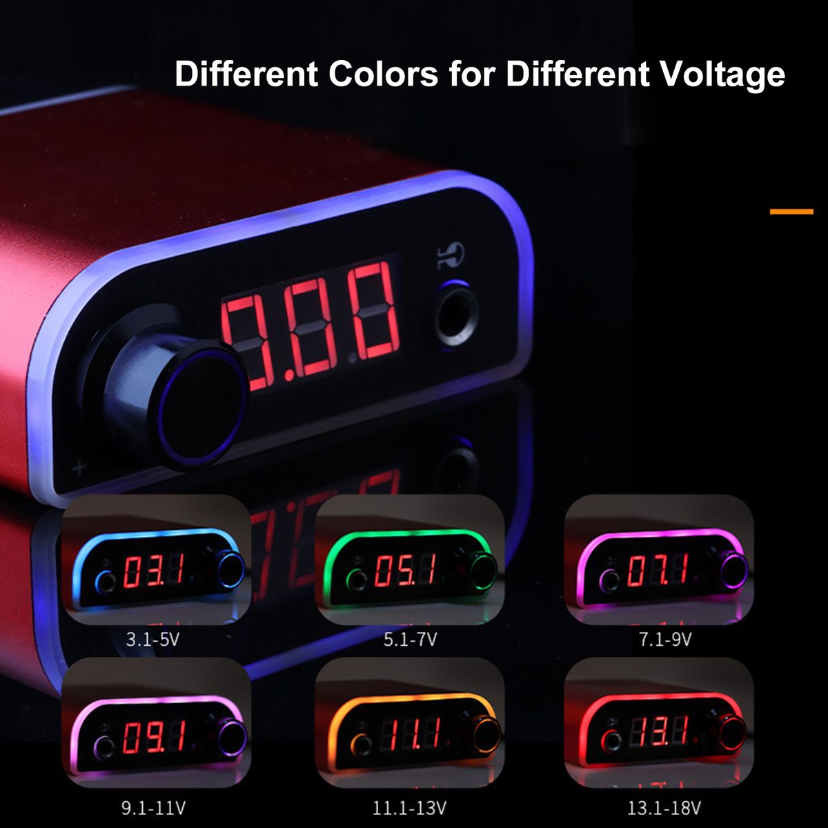 Tattoo Power Supply LCD Display Tattoo Power Supply Voltage