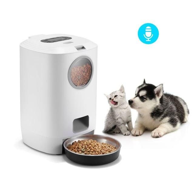 4.5L Pet Automatic Pet Feeder Control Version Smart Dog Cat Dry Slow Food Dispenser Bowl USB Timer Pets Feeder