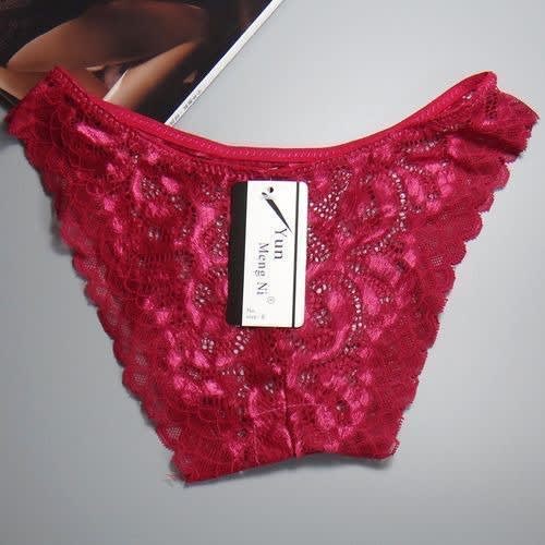 Ladies Lace Panties Briefs - 12 Pcs