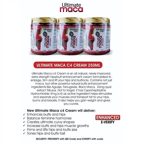 Ultimate Maca Cream - 250ml