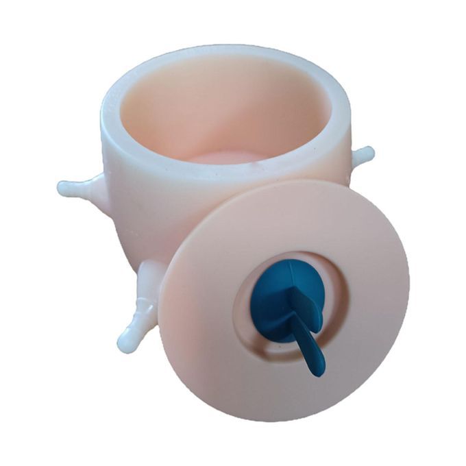 Puppy Feeder Milk Bowls 5 Nipples Lid Nursing Station Baby Cats