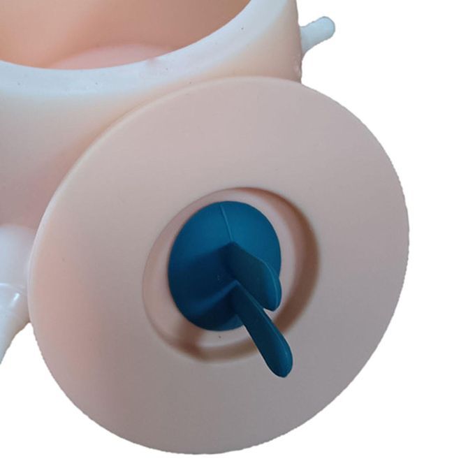 Puppy Feeder Milk Bowls 5 Nipples Lid Nursing Station Baby Cats