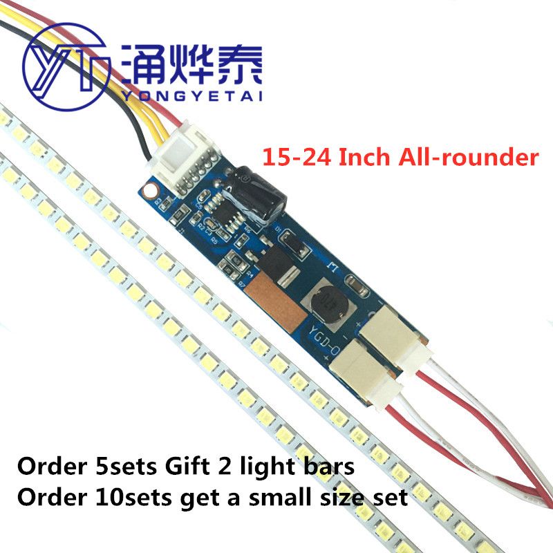 YYT 15 17 19 22 24 Inch 27 Inch LCD Retrofit Led Kit LCD TV Monitor Led Backlight Strip-20inch 445mmx3mmx2mm