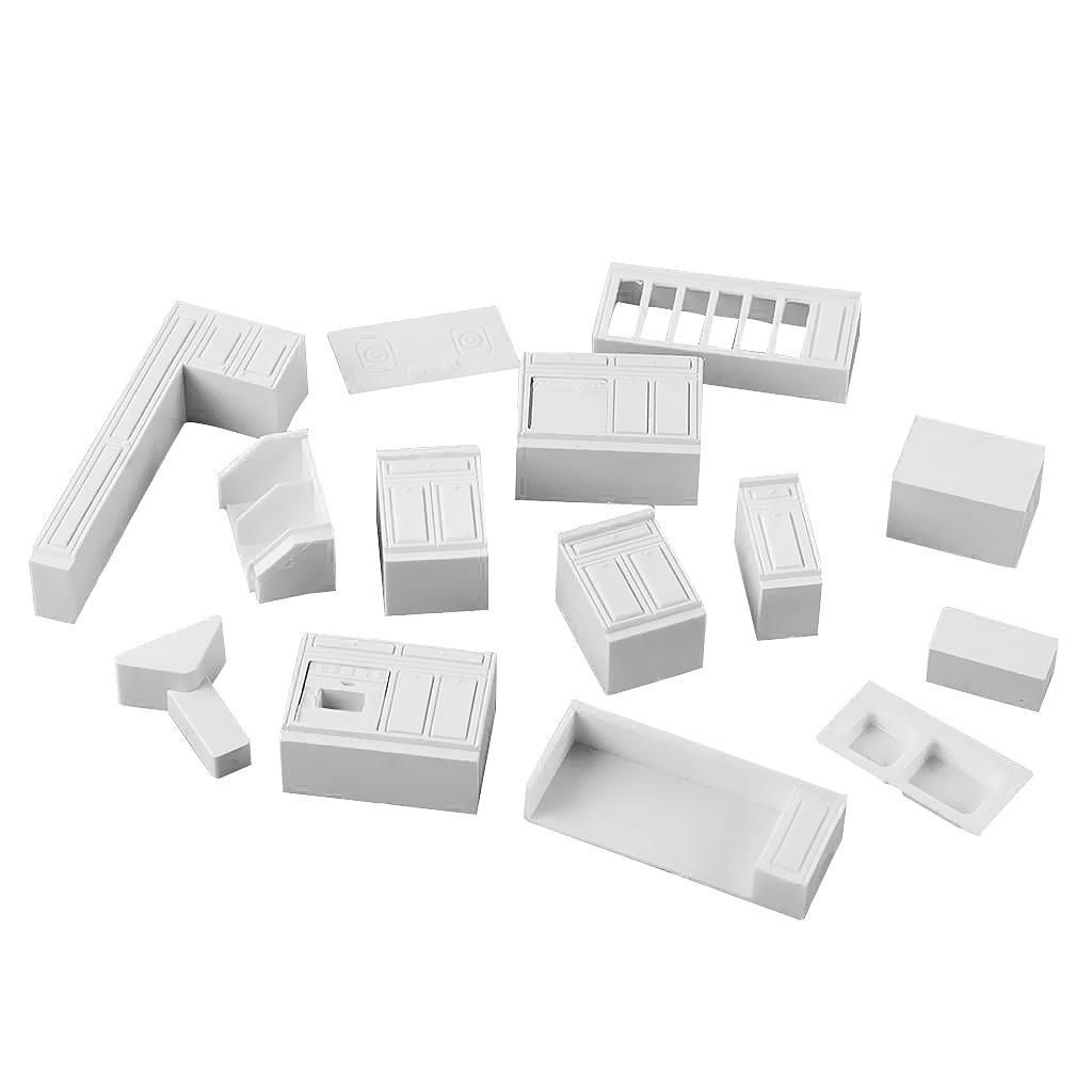 1:25 Dollhouse Miniature Kitchen DIY Sand Tabel Model Mini Cabinet