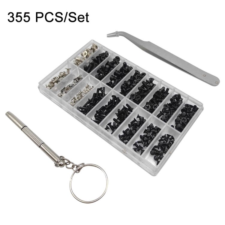 Screws 355 PCS/Set+Tweeter+Screwdriver M2/M3/M2.5 Screw Set