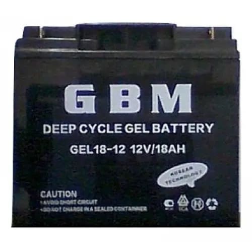 12v18ah Deep Cycle Gel Battery For UPS -Inverter - Fan