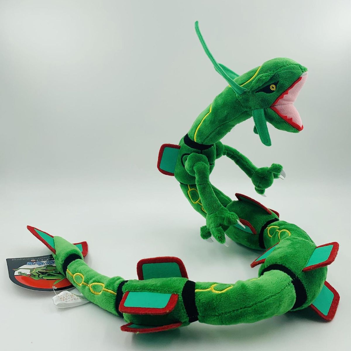 Rayquaza Plush Toy Japan Anime Cartoon Stuffed Animal Doll Toy Green