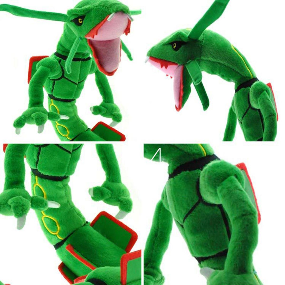 Rayquaza Plush Toy Japan Anime Cartoon Stuffed Animal Doll Toy Green