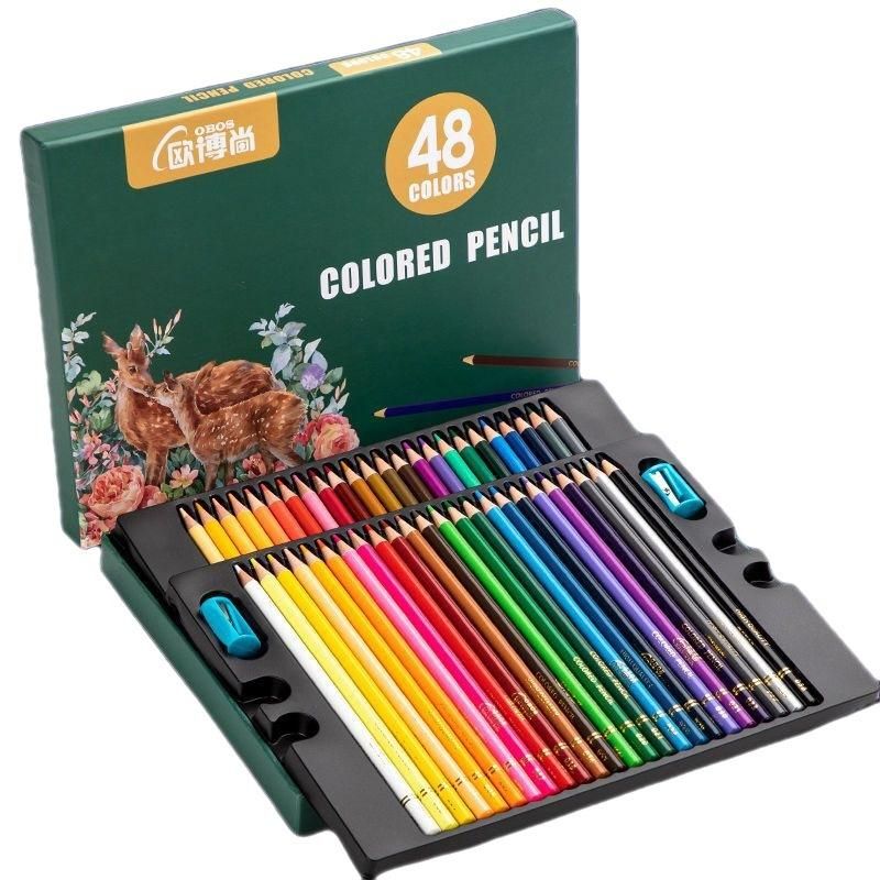200 Colors Water-Soluble Colored Pencil Oily Colored Pencil Color Pencil Professional Sketch Beginner Hand Painting Color Set