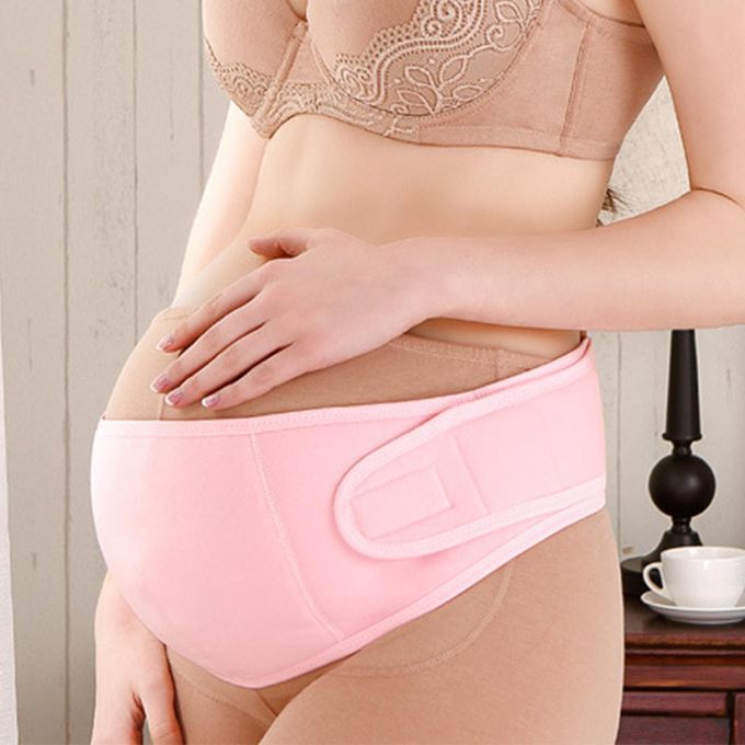 Maternity Belly Band Pregnancy Support For  Waist XL Pink