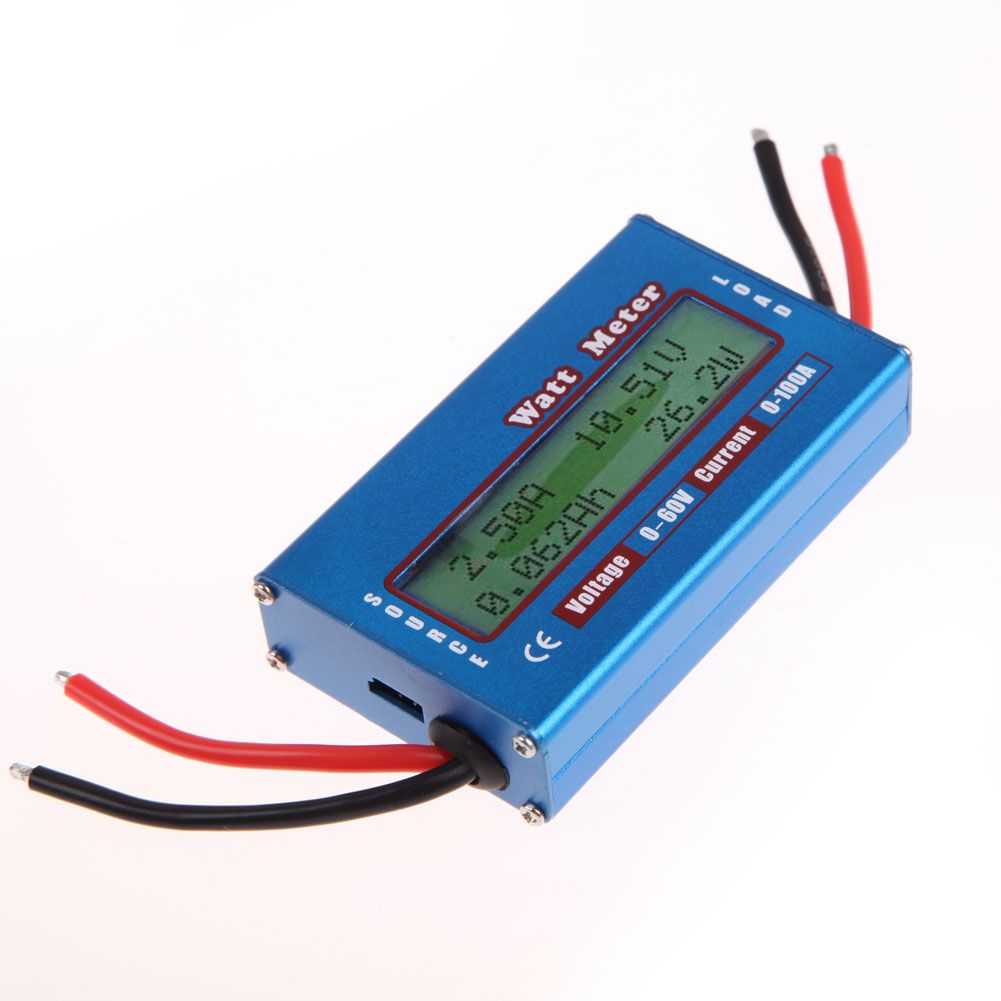 Digital Watt Meter High-accuracy Power Analyzer DC 60V 100A Wattmeter Tester Checker Balancer Charger Tools