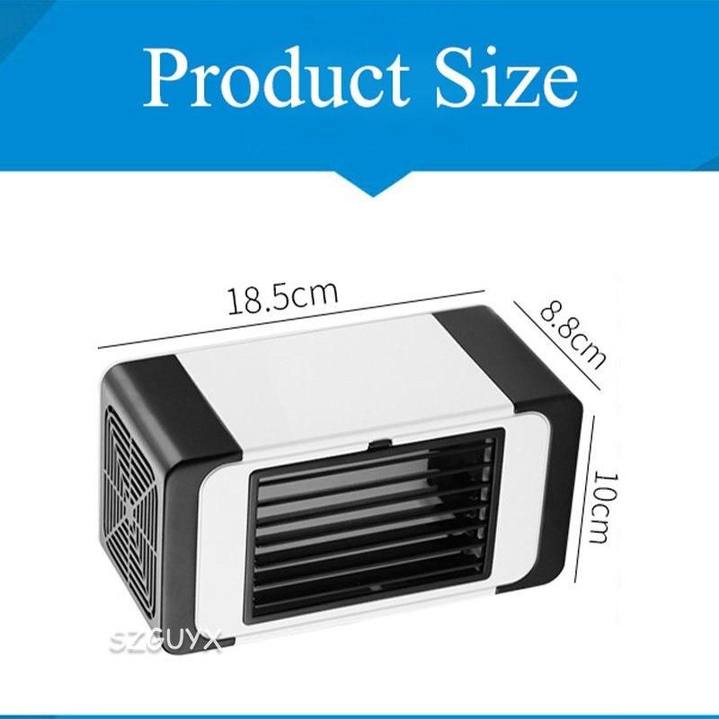 Mini Air Cooler Household Refrigeration Air Conditioning Fan Dormitory Ice Cooling Appliance Fan Small Portable