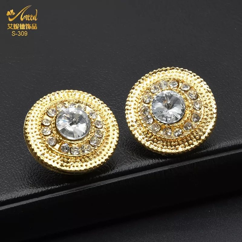 Women Dubai Gold Three Tone Necklace Earrings Bracelet Ring Jewelry Sets Wedding Bridal Accessories Costume Jewelry