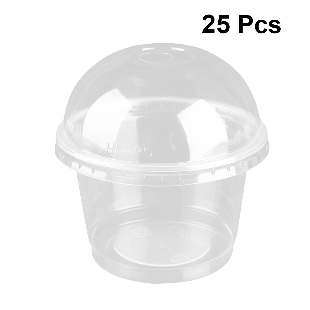 120140250ml Disposable Salad Cup Transparent Plastic
