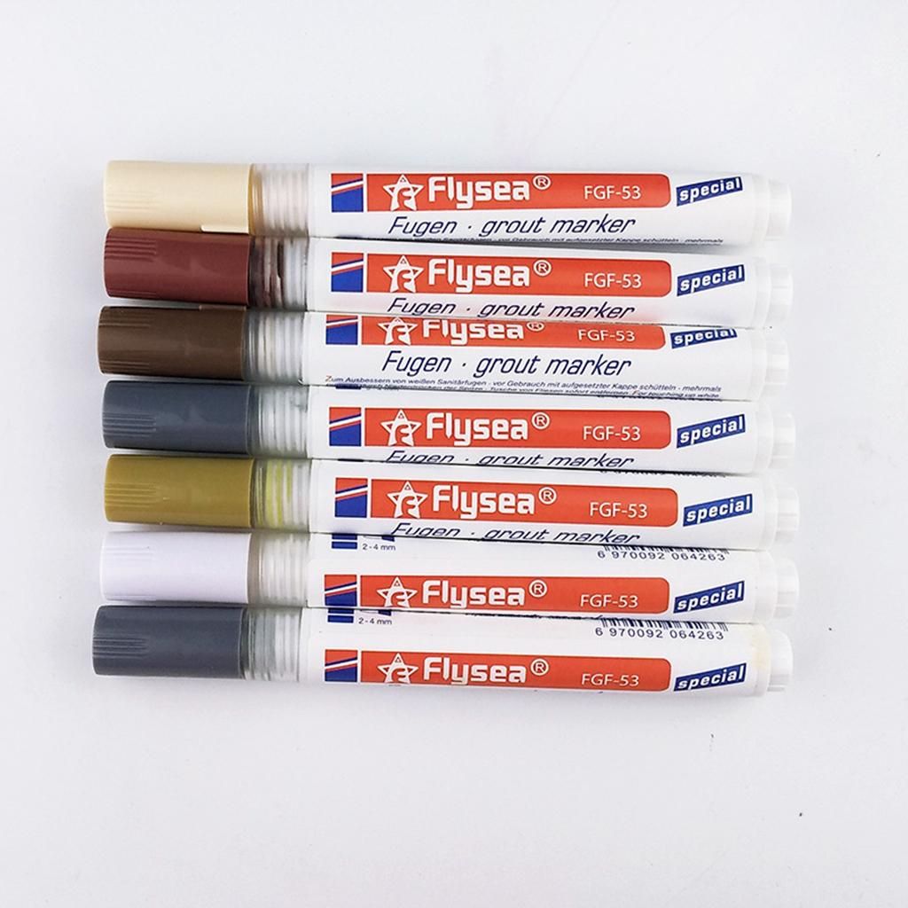 Ceramic Tile Marker Pens White White