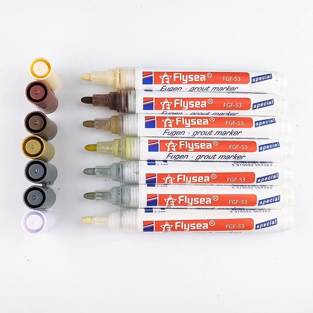 Ceramic Tile Marker Pens White White