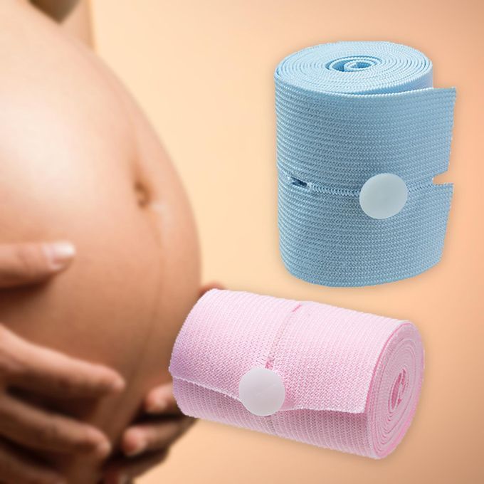 2Pcs Monitoring Belt Fetal Heart Bandage Safe To Use Tapes Design