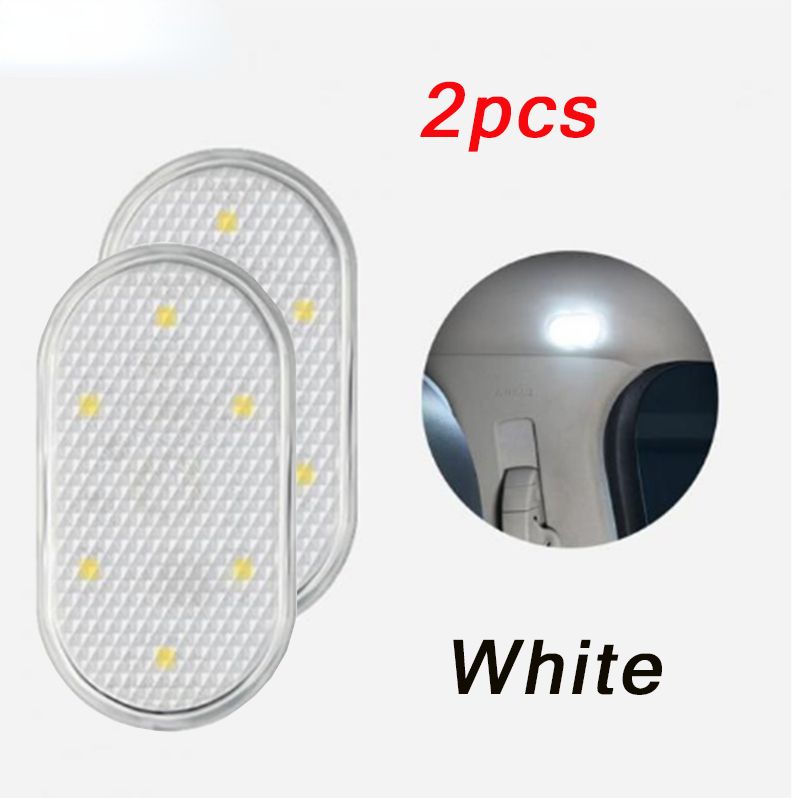 2pcs Car LED Touch Lights Wireless Car Interior Light