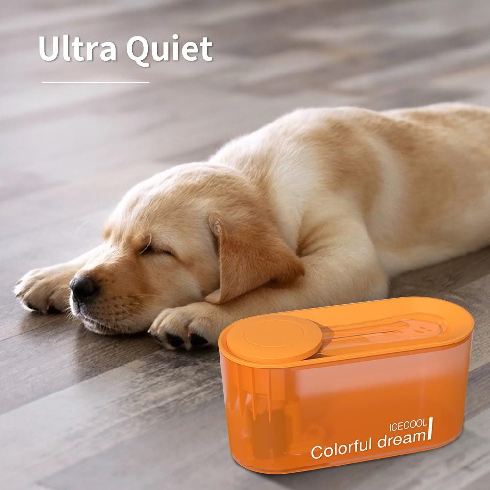 Automatic Pet Water Dispenser 1.3L Cat Water Fountain Quiet U-shaped Water Flow for Cats Dogs Pets