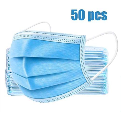 Original Surgical Disposable Face Nose Mask 3 Layer Protection 50Pcs